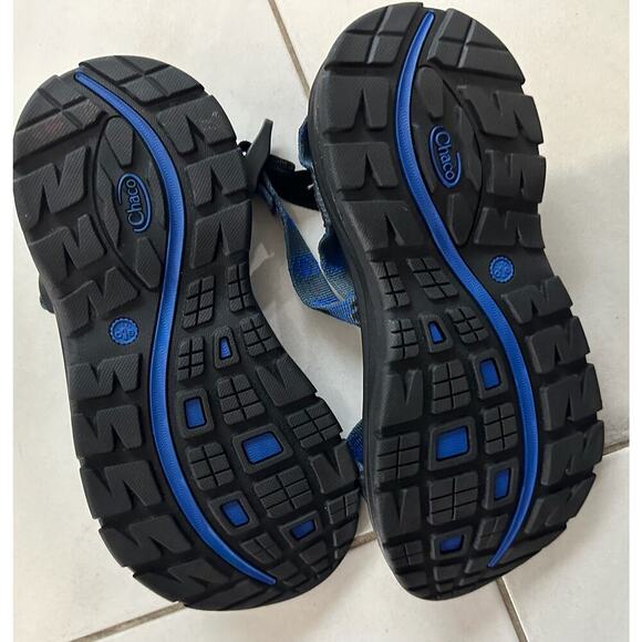 Chaco ZVolv 2 Strappy Sandal Shoes Men\'s Size 7 Black Blue main image 4